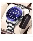 Waterproof Men's Watch Calendar Sport Night Light Shrimp Skin Cross-Border Male