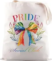 JNIAP Coquette LGBT Gift Pride Social Club Tote Bag LGBT Pride Gift