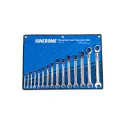 15 Pcs of Kincrome Imperial Reversible Gear Spanner Wrenches Set & Storage Case