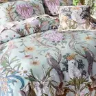 Linen House Victoria Mist Quilt Cover Set. Wattle and gum leaves & Cockatoos.