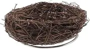 ibasenice Handwoven Bird Nest Rattan Woven Parrot Breeding Hut for Pet Birds Cozy Sleeping House Durable Natural Material for Indoor Outdoor Use Rustic Decor for Your Home
