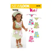 New Look Sewing Pattern 6578 N6578 Toddler' Dress