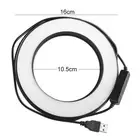 6" 16cm LED Ring Light + Bracket + Tripod Dimmable 5500K Lamp Camera Phone F!e.