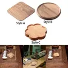 Bamboo Serving Tray Cake Tray Serving Platter for Breakfast Coffee Drinks