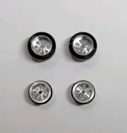 ALUMINUM RIMS SET slot car Viper V1 not bsrt g3 afx tomy mega g + super