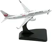 Pre-Built Model Aircraft 9CM 1/400 Scale Highly Detailed Airliner Model for Japan Airlines B737-800 JA306J Aircraft Collectible Model Miniature Airplane Model
