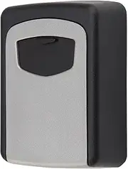 Key Box Key Lock Box Wall Mounted Aluminum Alloy Key Safe Box 4 Digit Combination Key Storage for Home, Warehouse