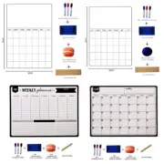 A3 42cm Magnetic Daily Weekly Monthly Planner Whiteboard Fridge Ref To Do List