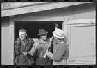 Photo:Lumberjacks at camp near Effie, Minnesota