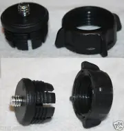 Lot 2ea. Connector/Retainer Wing Screw Nut & Adapter for Camera/Video Cam Mount