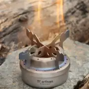 Light Rugged Stove Rack Multi-fuel Optimal Height Pot Support Titanium
