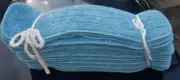 Washable Blue Microfiber Mop Floor Cleaning Pads 20"x 5" Flat Mop (QTY of 20)