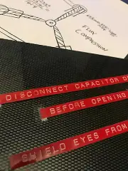 Back To The Future - Flux Capacitor ROTEX prop labels