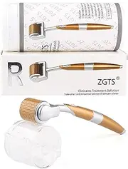 Titanium Derma Roller,192 Microneedles Dermaroller Micro Needle Roller Professional Microneedling Derma Needling Kit Skin Care for Face Wrinkles Hair Loss Stretch Marks Hair Regrowth(2.0mm)