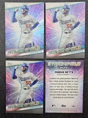 2024 Topps Series 1 Mookie Betts #SMLB-9 4 Card Lot - Dodgers