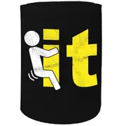 Alcohol Stubby Holder - Screw It Fck It - Funny Novelty Birthday Gift Joke Beer Can Bottle
