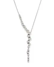 Georg Jensen Sterling Silver Moonlight Grapes Ball Cluster Lariat Necklace, 17.32