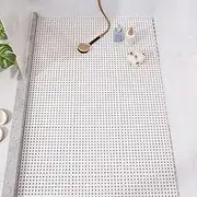 12Pack Drainage Interlocking Floor Mats 12”x12” Non-Slip Shower Bathroom Pool Deck Tiles for Flooring Soft PVC Splicing Modular Cushion Mat Vented Floor Tile for Locker (12pcs White)