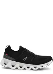 ON Running Cloudswift 3 Panelled Mesh-knit Sneakers - Black - 11, on Running Trainers, Rubber 11