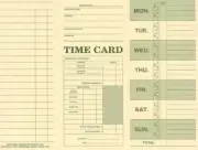 - Employee Attendance Weekly Time Card (Pack of 500)