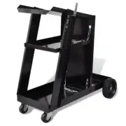 Welding Cart 3 Shelf Trolley Workshop Organizer Heavy Duty Tool Storage
