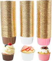 150 Pieces Muffin Cases Paper Cupcake Moulds Paper Muffin Mould Paper Waterpr...