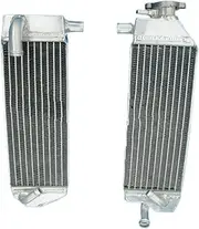 Engine Radiator Fit for Suzuki RM250 RM 250 1991 1992 Moto Replacement Parts Intercooler All Aluminum Alloy Radiator Radiator Grille