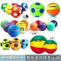 在飛比找蝦皮購物優惠-兒童玩具✻❣♦臺灣格樂普性格足球軟式網布球類玩具幼兒籃球排球