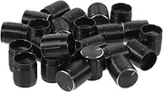 UPKOCH 24Pcs Black Tone Control Knobs for Insert Shaft Potentiometer Lightweight Durable Easy to Install for Guitar Volume and Replacement