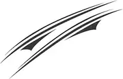 Car Decals for Camper Van Caravan RV, Car Door Side Stickers Graphics Stripes Auto Body Decor Decal