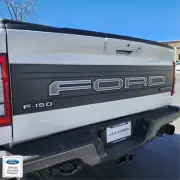 2021-2023 Ford Raptor tailgate Letters With Reflective Outlines Vinyl Decal