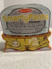 Melissa & Doug SmartyPants Preschool 120 Brain Building Questions Puzzles Games