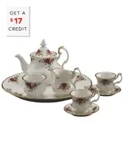 Royal Albert Old Country Roses 9pc Tea Set with $17 Credit