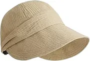 [Generic] Wide Brim Sun Hat | UV Wide Brim Fishing Hat | Breathable Adjustable Foldable Cap for Outdoor Beach Hiking Summer Travel Khaki, Khaki