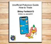 Pokemon Guide How to Trade Shiny Farfetch´d Include 1 Registered Trade