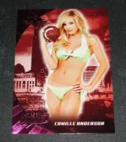2014 Benchwarmer CAMILLE ANDERSON National #23 Pink Variant/5 Wedding Crashers