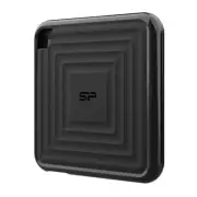 Silicon Power 1TB PC60 Rugged 540 MB/s USB C USB 3.2 Gen 2 Portable External SSD