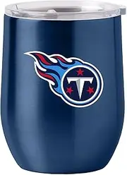 Logo Brands 631-S16CB-1: Tennessee Titans 16oz Stainless Curved Beverage