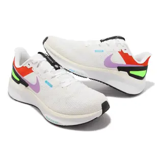 Nike 慢跑鞋 Air Zoom Structure 25 SE 白 紅紫 男鞋 運動鞋 ACS FV4867-100