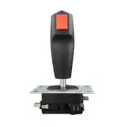 Ergonomic Arcade Game Cabinet Mini Grap Flight Stick Trigger Top Fire Button b