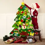 ☃️毛氈聖誕樹自帶燈條裝飾 發光聖誕樹 DIY聖誕樹 毛氈聖誕樹 亮光聖誕樹 聖誕樹 裝飾聖誕樹 立體聖誕樹 聖誕用品