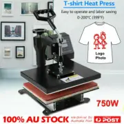 12" Heat Press Transfer T-Shirt Sublimation Printer Printing Machine 25*30cm NEW