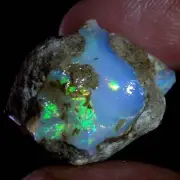 Ethiopian Opal Welo Fire Rough CRYSTAL 20.70 Cts AAA Cutting Jewelry USA DEALER