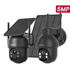 ANRAN 3/5MP Solar Camera WIFI Security Outdoor Battery CCTV Home PTZ 2-Way Audio