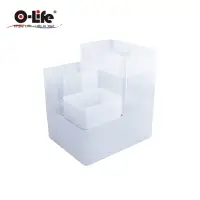 在飛比找momo購物網優惠-【O-Life】堆疊式整理收納盒-5入組-B-013(收納盒