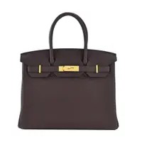 在飛比找PChome24h購物優惠-Hermes 愛馬仕 Birkin 30cm TOGO牛皮柏