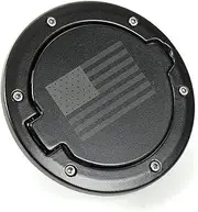Car Oil Fuel Tank Cap Cover Compatible For Jeep Wrangler JK 2007 2008 2009 2010 2011-2017 Exterior Tank Covers Accessories Styling(A USA Flag)