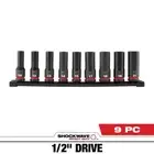 Milwaukee 49-66-7032 9PC Impact Duty 1/2 Socket Set
