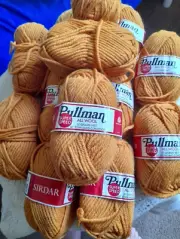 Vintage SIRDAR PULLMAN SUPER SPEED,12-14ply Pure Wool, 12+ 50 gm balls, MUSTARD