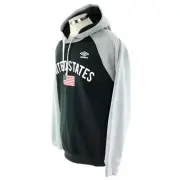 Umbro Comfort Control Mens XL Black Gray United States Hoodie M20581